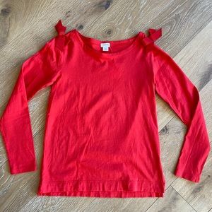 CrewCuts red long sleeve size 12.